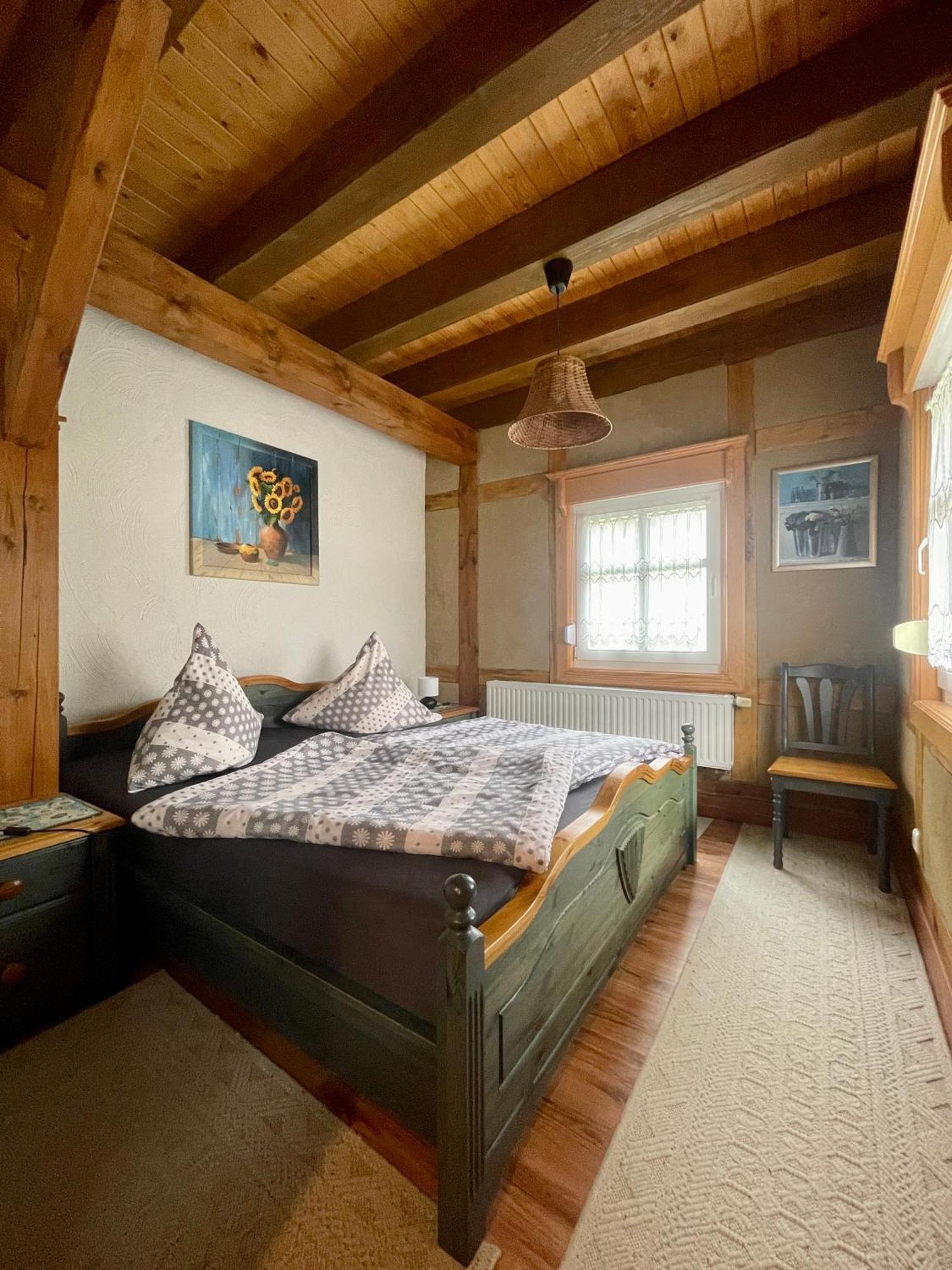 Ferienwohnung Zum Heuschober Бург Екстериор снимка